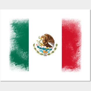 mexico flag Posters and Art